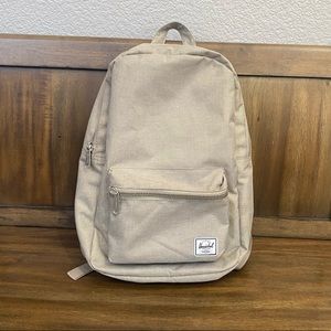 Backpack: Herschel backpack. Gray.
